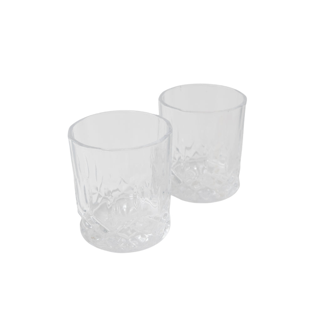 Whiskey Glasses 2Pk - Diamond